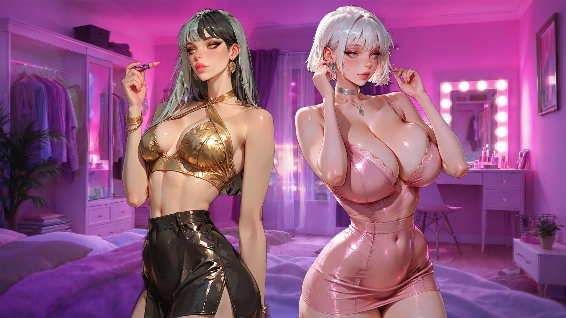 Between Rounds adult visual novel game screenshot