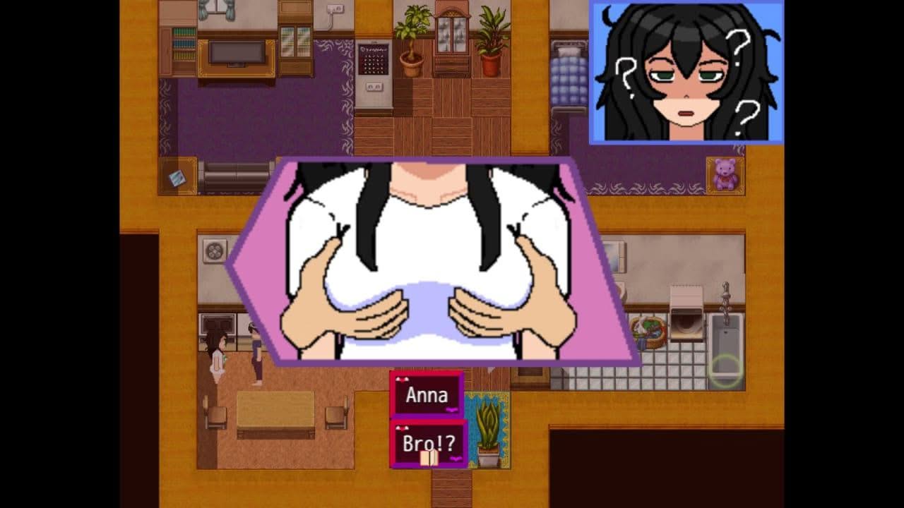 7 Days with Sister adult visual novel game screenshot