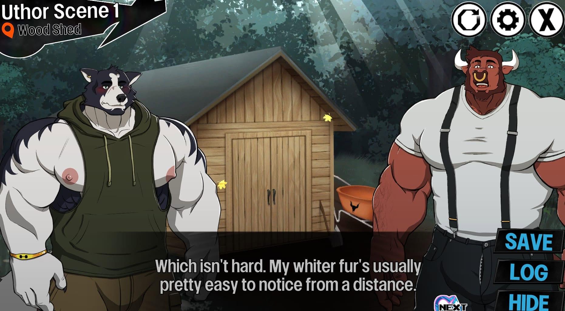 Beastly Bonds adult visual novel game screenshot