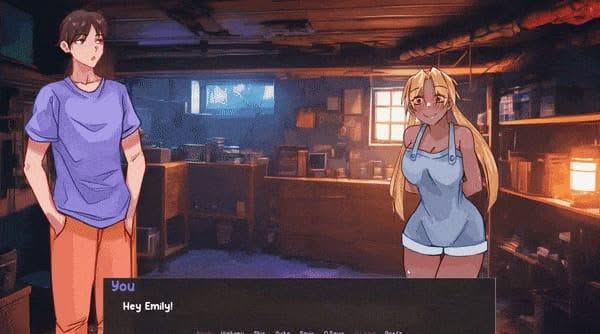 Bubbles and Babes adult visual novel game screenshot