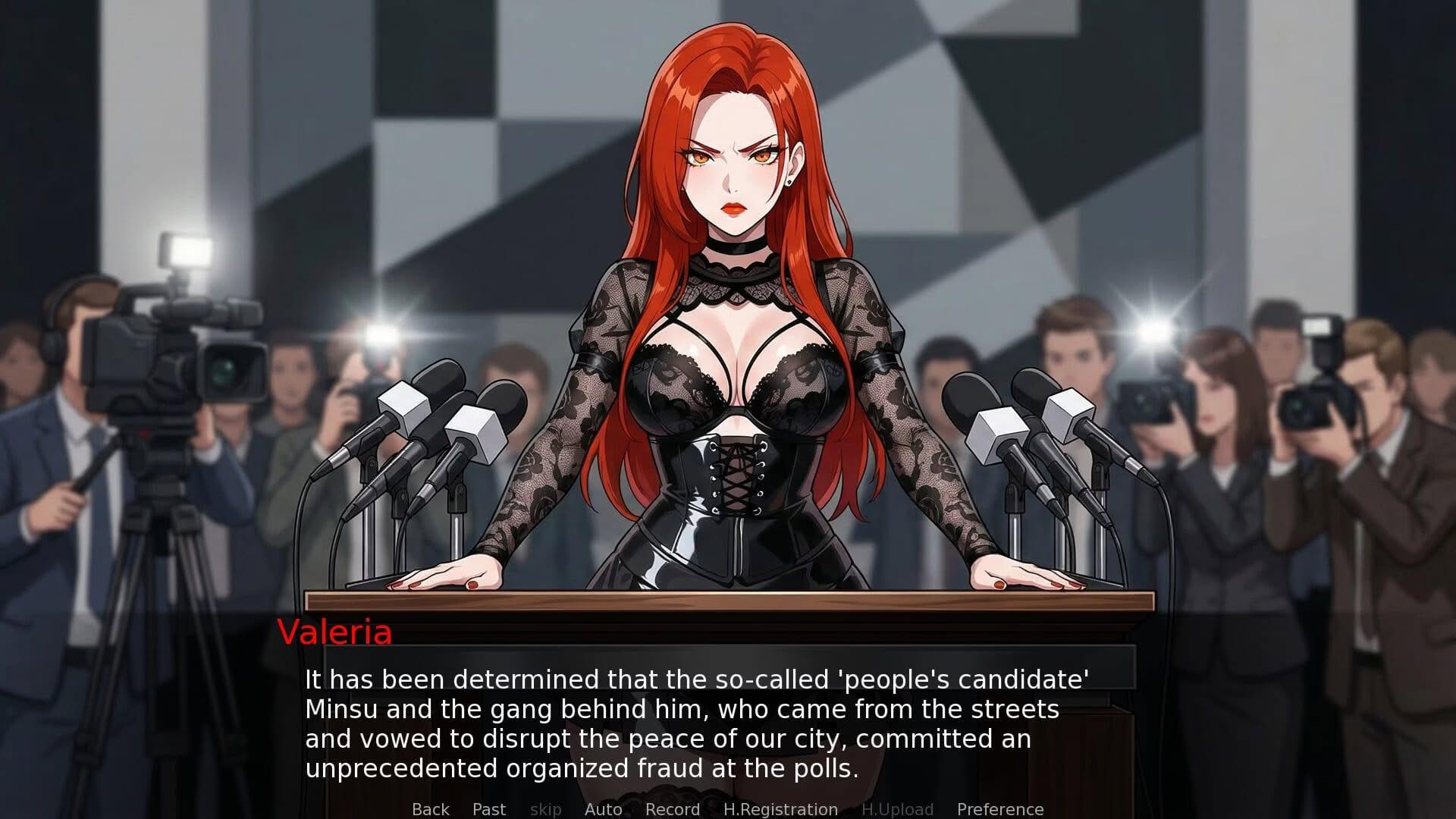 Femboy Wants To Be Mayor adult visual novel game screenshot