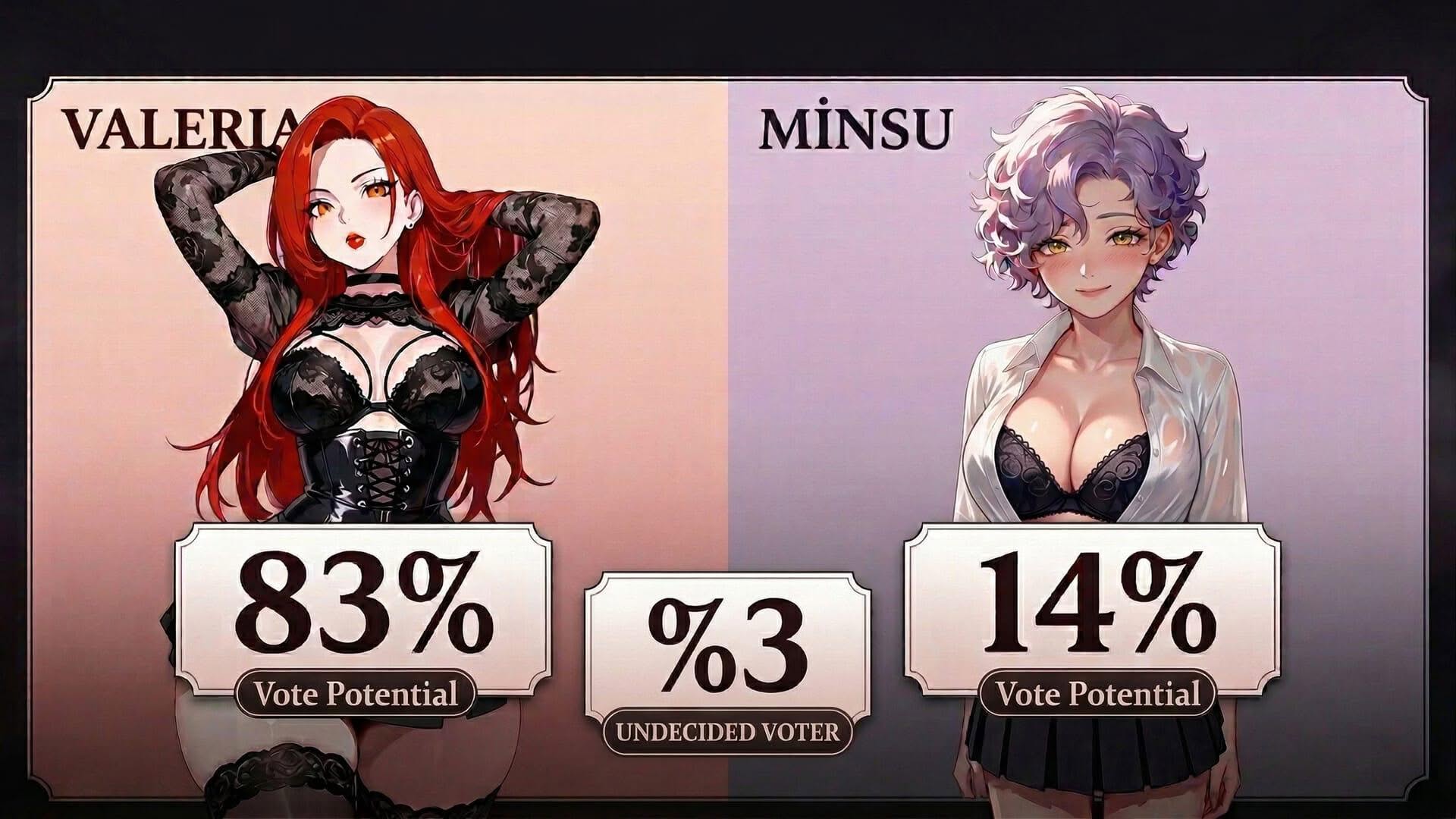 Femboy Wants To Be Mayor adult visual novel game screenshot