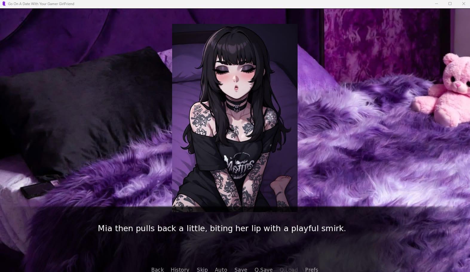 Go On A Date With Your Gamer GirlFriend adult visual novel game screenshot