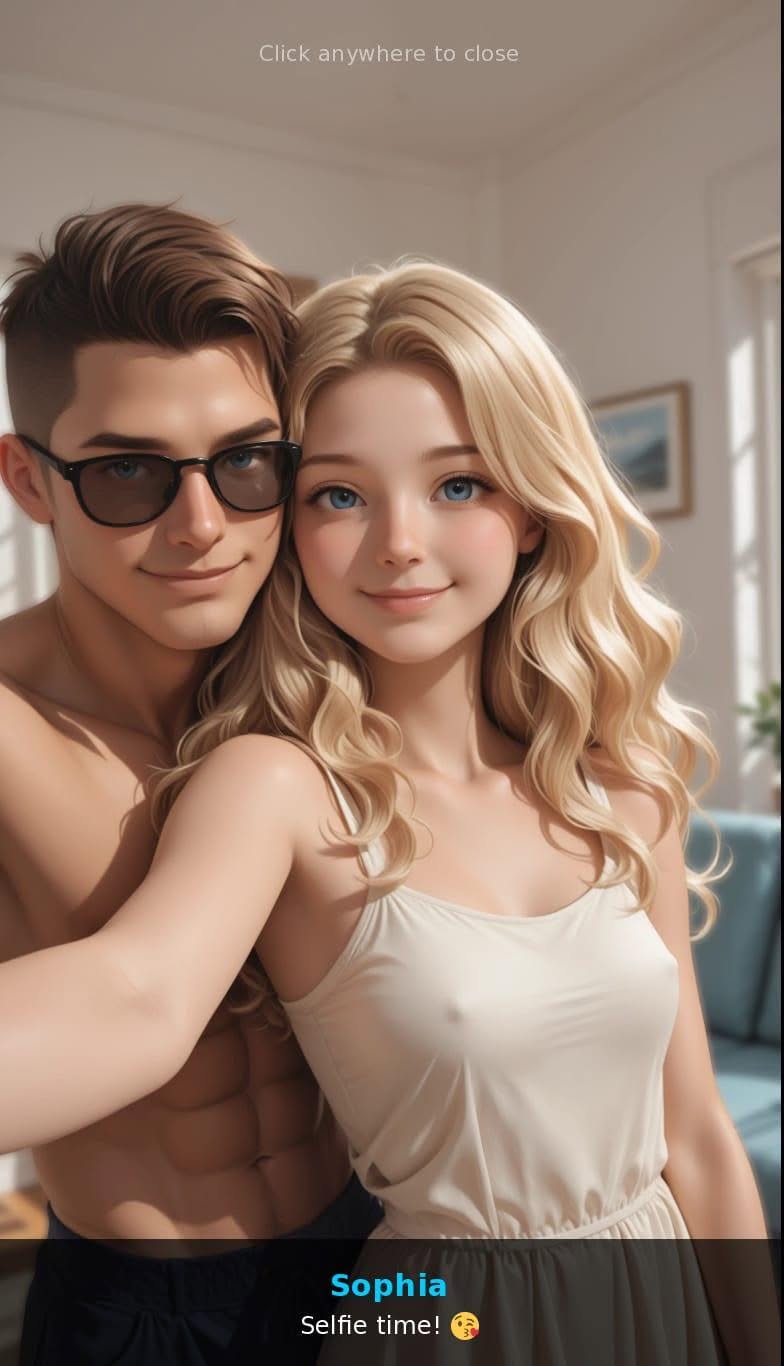 My NTR Girlfriend Sophia adult visual novel game screenshot