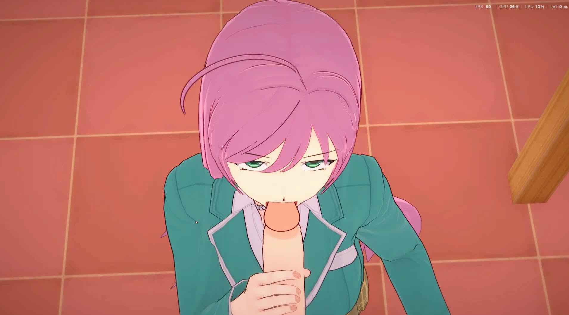 Rosario + Vampire adult visual novel game screenshot