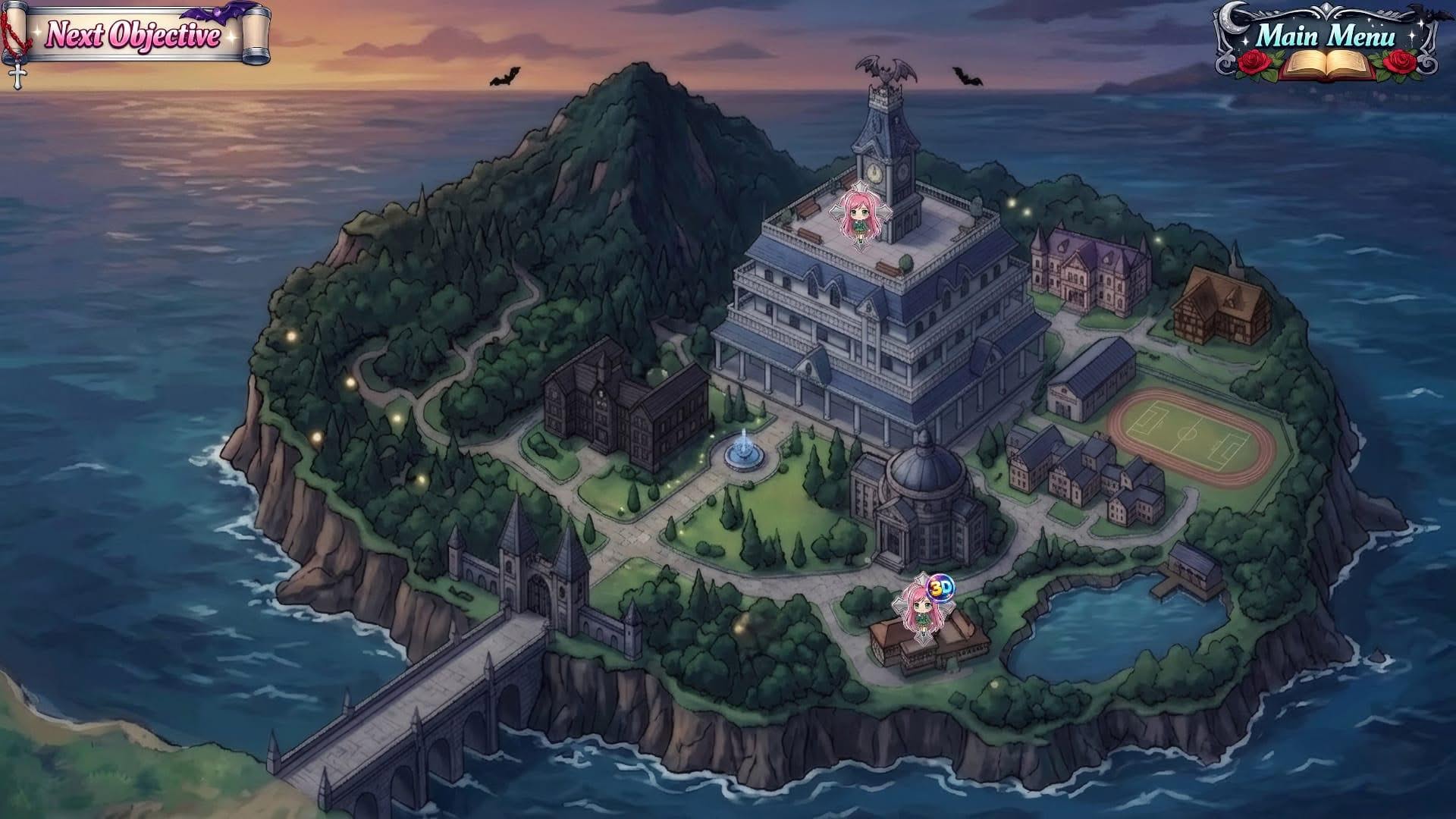 Rosario + Vampire adult visual novel game screenshot
