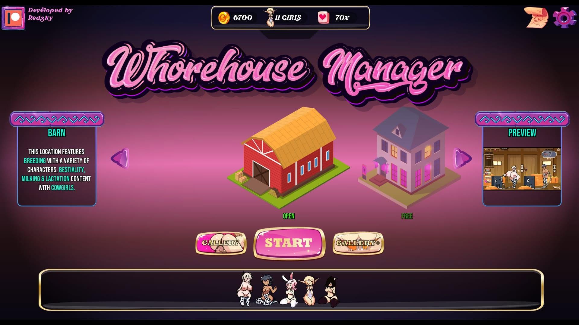 Whorehouse Manager game cover image