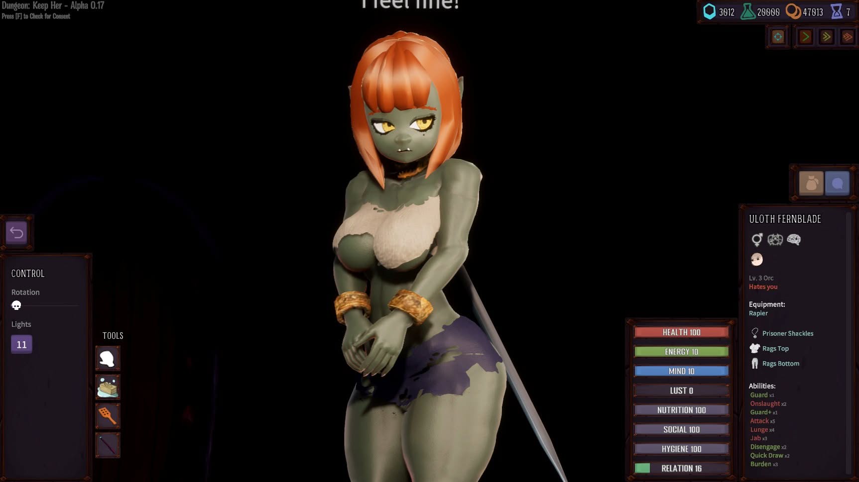 Dungeon: Keep Her game cover image
